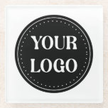 Sleek, contemporary, polished,& customisable glass coaster<br><div class="desc">EVERYONE CAN USE THIS DESIGN.You are free to add,  edit,  or resize the logo,  photo,  text,  and colours as you choose.Many thanks.</div>
