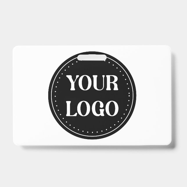 Sleek, contemporary, polished,& customisable ID badge (Front)