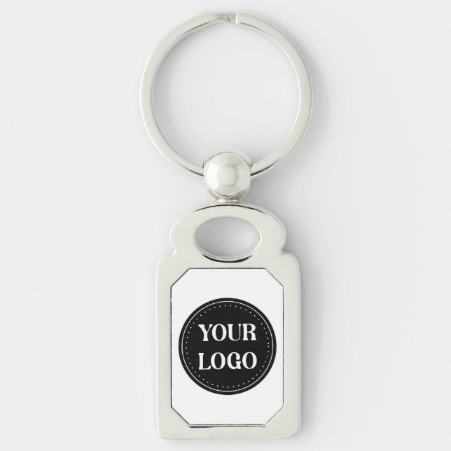 Sleek, contemporary, polished,& customisable. key ring (Front)