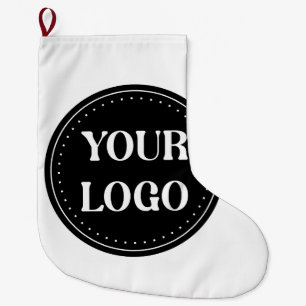 Sleek, contemporary, polished,& customisable large christmas stocking