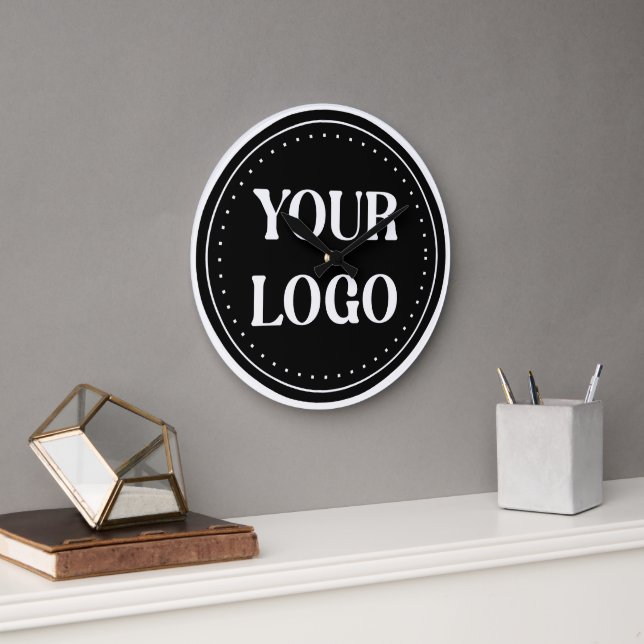Sleek, contemporary, polished,& customisable large clock (Office)