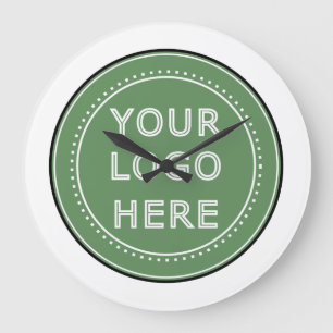 Sleek, contemporary, polished,& customisable. large clock