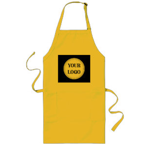 Sleek, contemporary, polished,& customisable. Long Apron