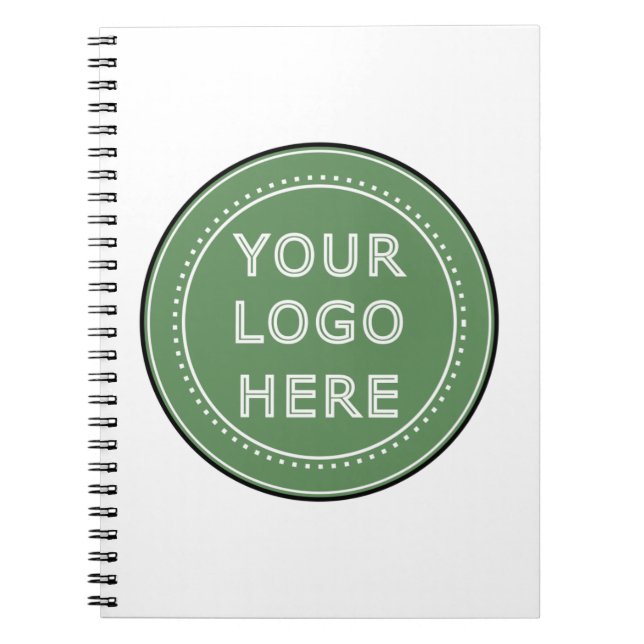 Sleek, contemporary, polished,& customisable. notebook (Front)