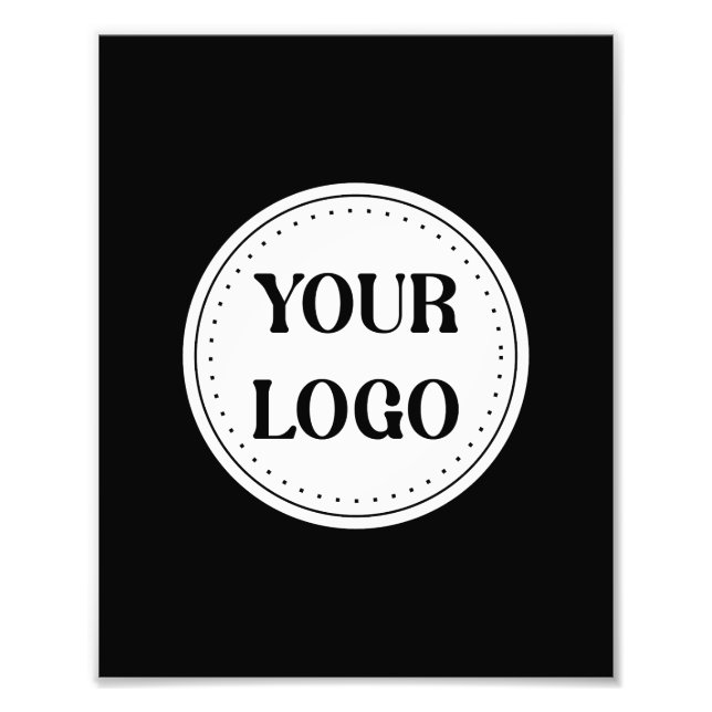  Sleek, contemporary, polished,& customisable. Photo Print (Front)