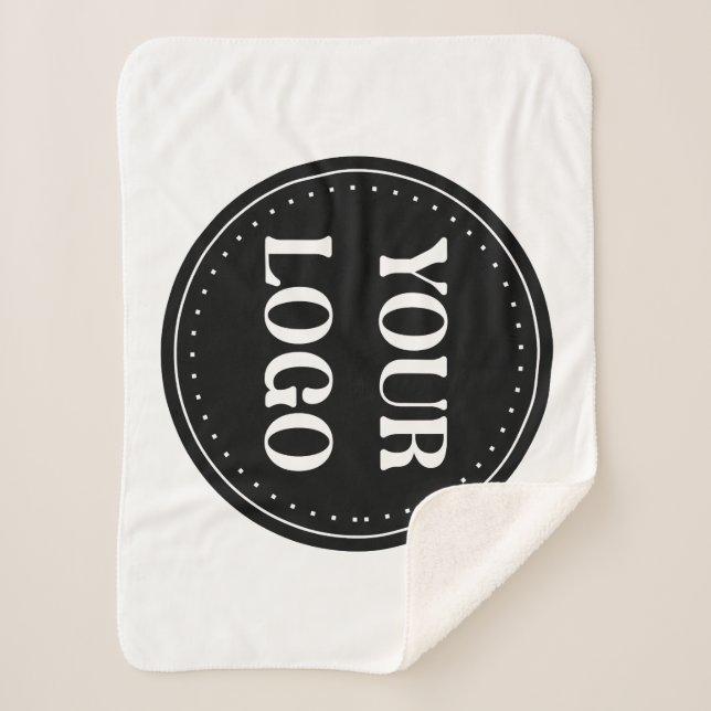 Sleek, contemporary, polished,& customisable sherpa blanket (Front)