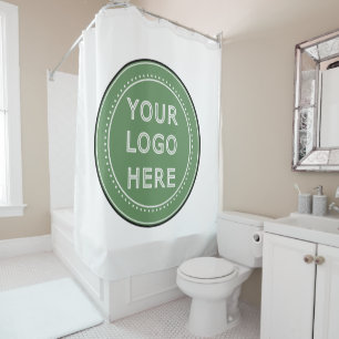 Sleek, contemporary, polished,& customisable. shower curtain