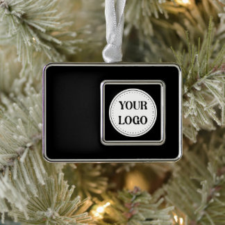 Sleek, contemporary, polished,& customisable. Silver Plated Framed Ornament
