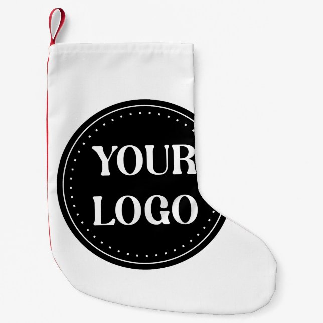 Sleek, contemporary, polished,& customisable small christmas stocking (Front)