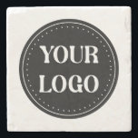 Sleek, contemporary, polished,& customisable stone coaster<br><div class="desc">EVERYONE CAN USE THIS DESIGN.You are free to add,  edit,  or resize the logo,  photo,  text,  and colours as you choose.Many thanks.</div>