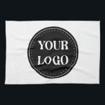 Sleek, contemporary, polished,& customisable tea towel<br><div class="desc">EVERYONE CAN USE THIS DESIGN.You are free to add,  edit,  or resize the logo,  photo,  text,  and colours as you choose.Many thanks.</div>