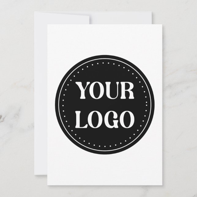 Sleek, contemporary, polished,& customisable thank you card (Front)