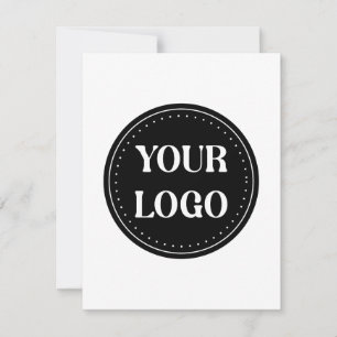 Sleek, contemporary, polished,& customisable thank you card