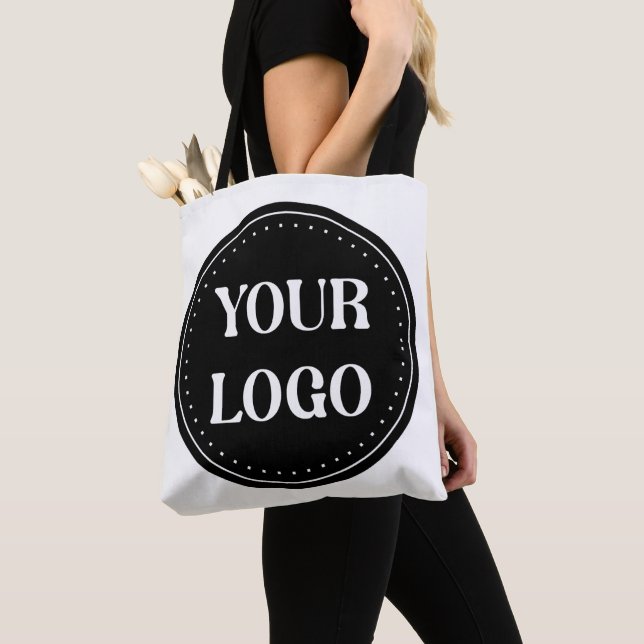 Sleek, contemporary, polished,& customisable tote bag (Close Up)