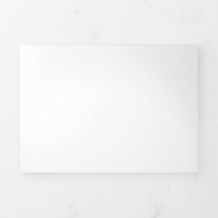 Sleek, contemporary, polished,& customisable Tri-Fold holiday card