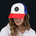 Sleek, contemporary, polished,& customisable trucker hat<br><div class="desc">EVERYONE CAN USE THIS DESIGN.You are free to add,  edit,  or resize the logo,  photo,  text,  and colours as you choose.Many thanks.</div>