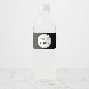  Sleek, contemporary, polished,& customisable. Water Bottle Label