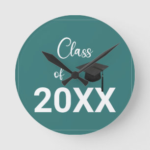 Sleek, contemporary, polished, & customizable. round clock