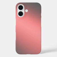 Sleek Coral Ombre – iPhone 16 Case
