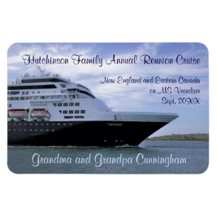 Sleek Cruise Ship Bow Stateroom Door Marker Magnet