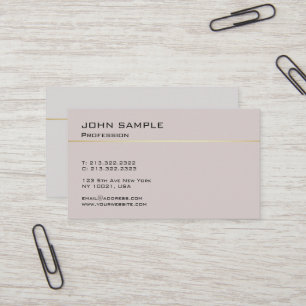 Sleek Design Professional Elegant Harmonic Colours Business Card