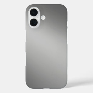Sleek Gray Ombre – iPhone 16 Case