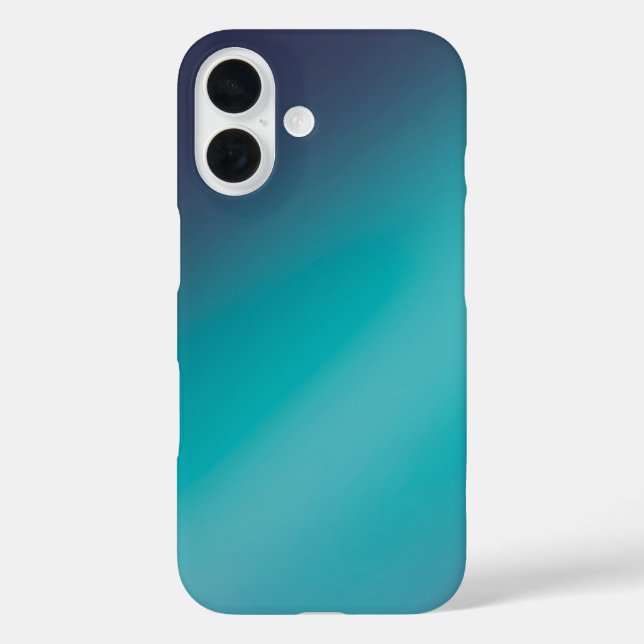 Sleek green Ombre – iPhone 16 Case (Back)
