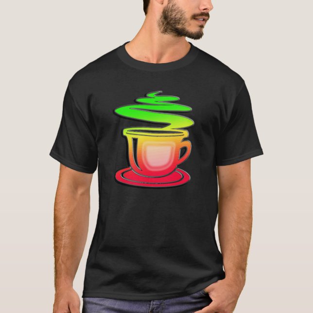 Sleek Hot Coffee T-Shirt (Front)