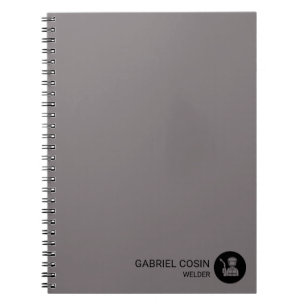 Sleek Industrial Rig Welder Logbook Notebook