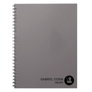 Sleek Industrial Rig Welder Logbook Notebook