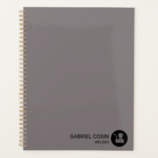 Sleek Industrial Rig Welder Logbook Planner
