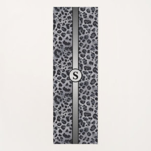 Sleek Leopard Print Yoga Mat
