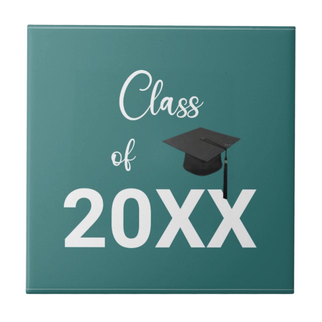 sleek, minimal Top of the Class Ceramic Tile (Front)