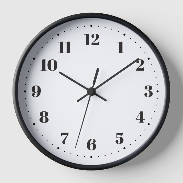 Sleek Minimalist Wall Clock ⏰ Modern & Stylish (Front)