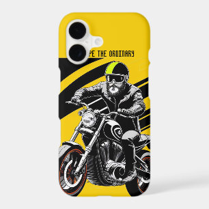🌆 Sleek Motorbike Rider Accelerating