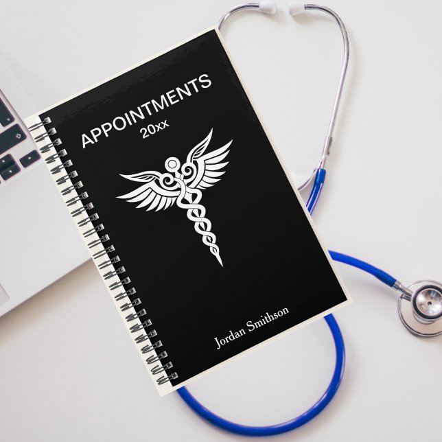 Sleek Personalised Medical Appointment Book Planner (Creator Uploaded)