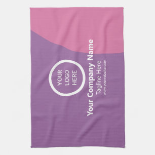Sleek Personalized Branded Business Promotional  Tea Towel