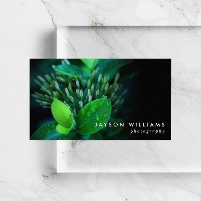 Sleek Photographer, Photography Business Card (Creator Uploaded)