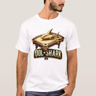 Sleek Pool Shark: A Masterful Play T-Shirt