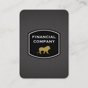 Sleek Professional / Lion Business Card