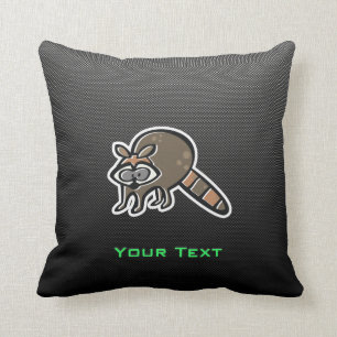 Sleek Raccoon Cushion