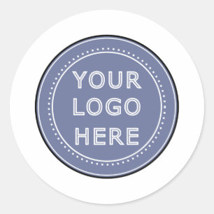 Sleek, Refined, & Personalised Classic Round Sticker