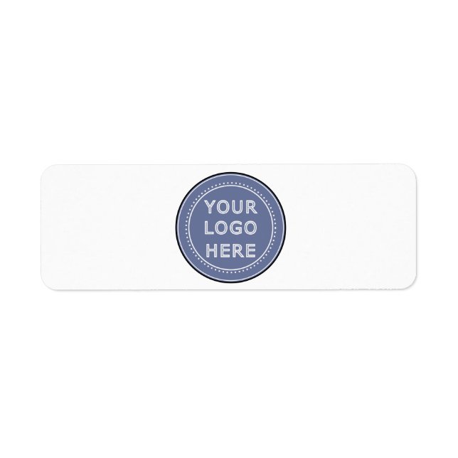 Sleek, Refined, & Personalised Return Address Label (Front)