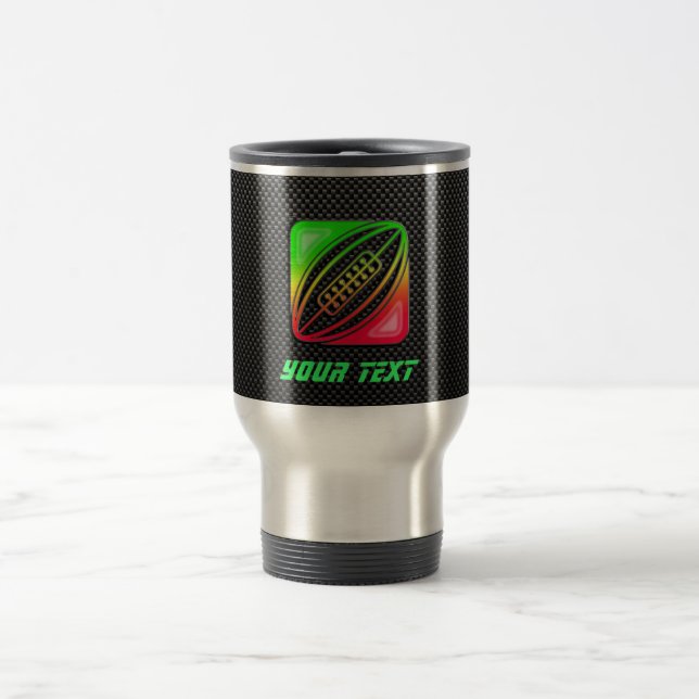 Sleek Rugby Travel Mug (Center)