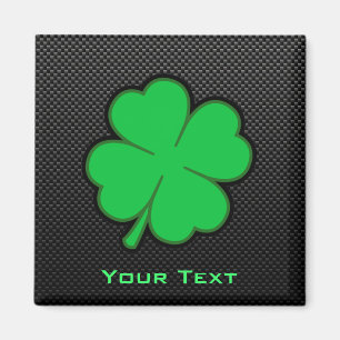 Sleek Shamrock Magnet
