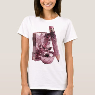 Sleek Silver ABSTRACT ART Design T-Shirt