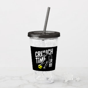 Sleek Soccer Cat - For Commuters & Sports Fans Acrylic Tumbler