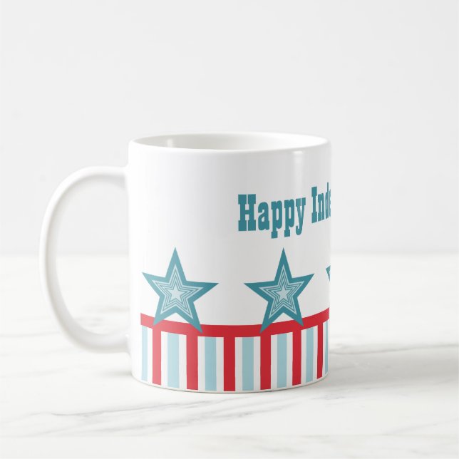 Sleek Stars and Stripes Mug (Left)
