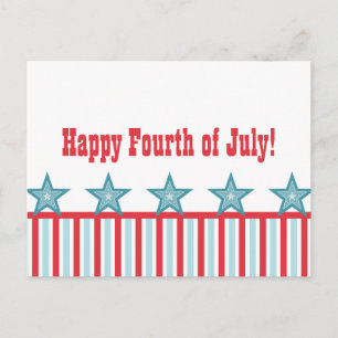 Sleek Stars and Stripes Postcard