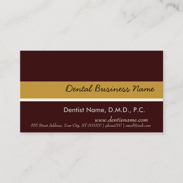 Sleek Stylish Clean  Generic Business Card (Front)